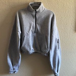 Prettylittlething Cropped Half Zip 